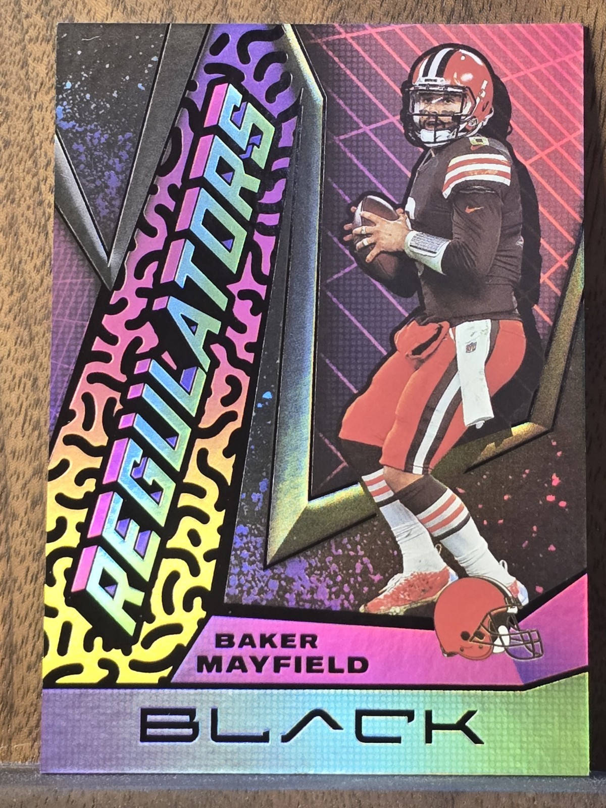 2021 Baker Mayfield Panini Black REGULATORS Case Hit #R-21 Browns Prizm