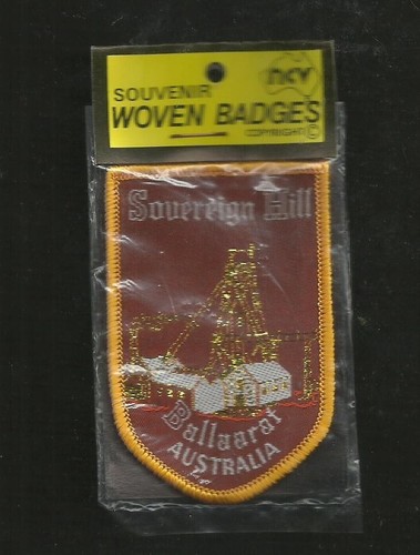 VINTAGE SOVEREIGN HILL GOLD MINE AUSTRALIA SOUVENIR PATCH PA 1