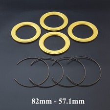 Nabe Zentrierring Satz BBS Felgen 82mm 57,1mm Alu Zapfen RC RK CH RX LM RS