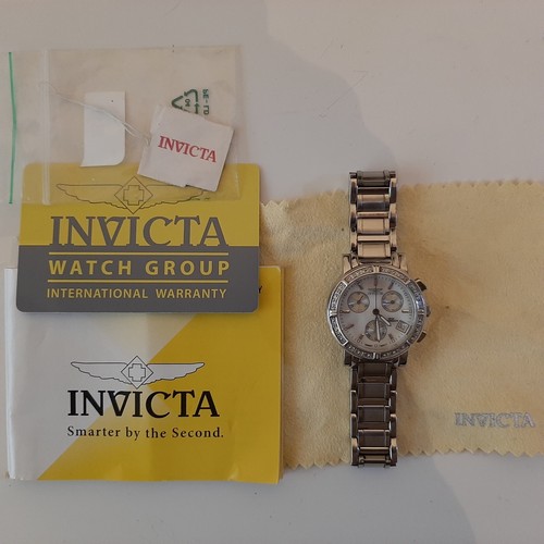Invicta Uhr mit Diamanten Full Set - Bild 7 von 7