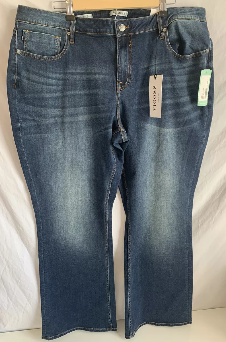 Vigoss Blue Jeans NWT Women s Size 22W Shasta Bootcut Indigo