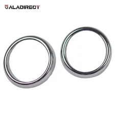 Chrome Trim Bezel Ring Fog Lamp LH + RH 62257-1MS2A For Infiniti G25 G37 M37 M56