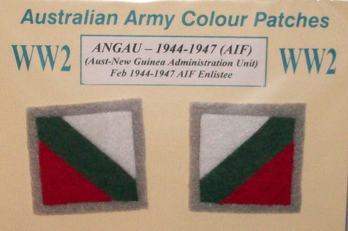WW2 AUSTRALIAN ARMY COLOUR PATCHES ANY UNIT - set of 3 COMPLICATED DESIGN REPRO - Picture 10 of 11