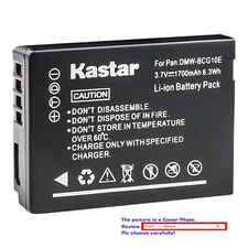 Kastar Replacement Battery for Original Panasonic DMW-BCG10 BCG10GK DMW-BCG10PP