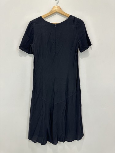 Diana Ferrari Dress Women 6 Black A Line Knee Length Viscose Casual Workwear - Picture 2 of 9