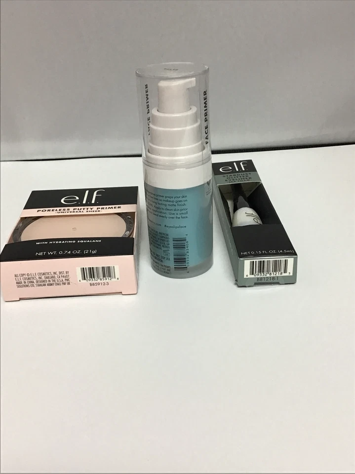 E.L.F. Set 3: Hydrating Face Primer , Poreless Putty Primer & Glitter Eyeliner - Image 3 of 3