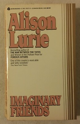 Imaginary Friends By Alison Lurie - 1968 Avon Paperback 1st Printing