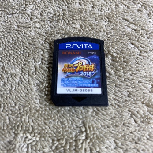 PS VITA Cartridge SONY Jikkyou Powerful Pro Baseball 2018 Japanese Games