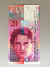 Switzerland 20 Francs P-69e 2008
