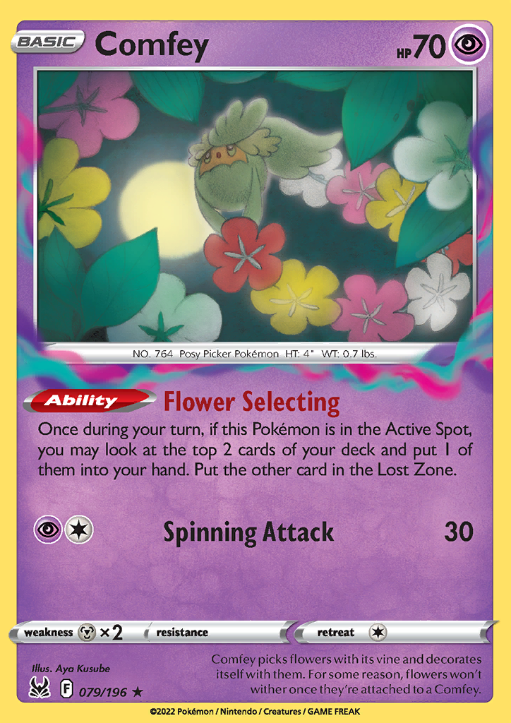 Pokémon TCG Comfey 079/196 Lost Origin Regular | eBay