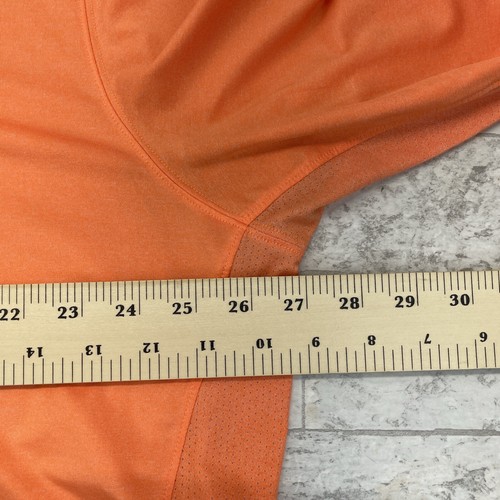 Under Armour Mens Large Orange Heat Gear 1/4 Zip Pullover Fishing 2XL (spots) - Picture 7 of 11