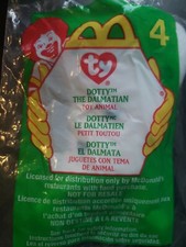 2000 McDonald's TY ~Dotty The Dalmatian #4 ~ Teenie Beanie Babies