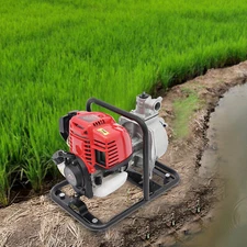 1" 4 Stroke Gas Powered Water Transfer Pump High Pressure Irrigation Water Pump