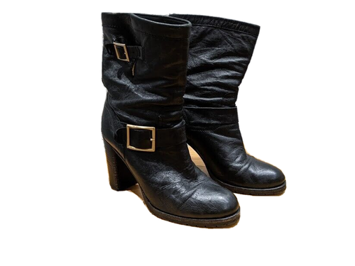 JIMMY CHOO Stiefel schwarz 39 6 UK 100% original🖤🖤🖤🖤🖤🖤🖤🖤🖤🖤