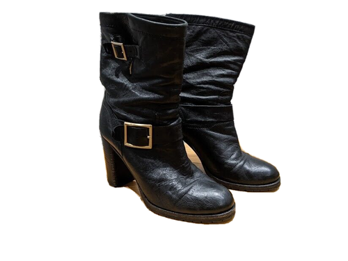 JIMMY CHOO black boots 39  6 UK 100% Authentic🖤🖤🖤🖤🖤🖤🖤🖤🖤 - Bild 1 von 7