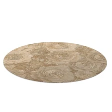 Round Chair Mat Pad Floor Carpet Protector under desk Embossed roses fi 100