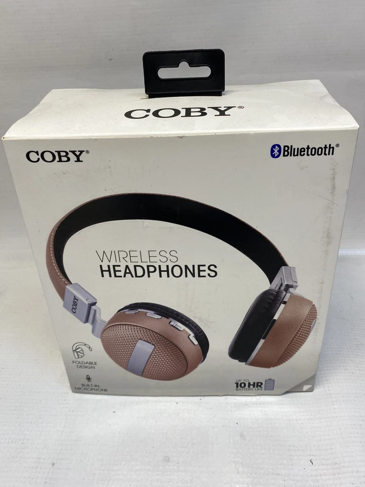 Auriculares inalámbricos Bluetooth Coby CHBT-790-RGD oro rosa Foto 3 de 4