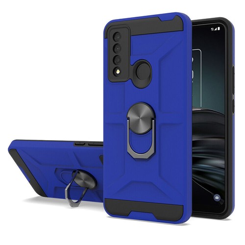 For TCL 20 XE 5G Case/Shockproof Armor Ring Rugged Hybrid KickStand Phone Cover - Photo 11 sur 15