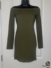 Green Ribbed Dress | Fashion Nova | Medium 