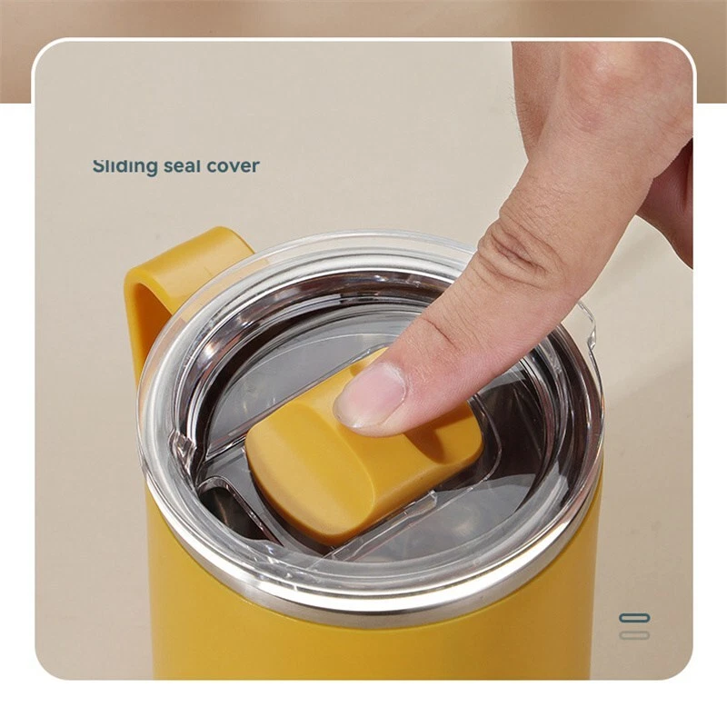 Taza con Tapa Simple Oficina Taza Ins Estilo Agua Vaso Tarde Té Estilo Nórdico Foto 4 de 4