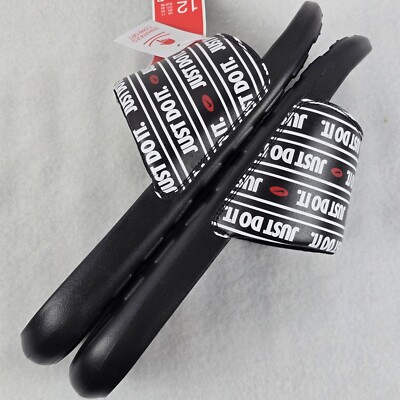 Nike Size 12 Victori One Slides CN9678-015 Sandals Graphic Print