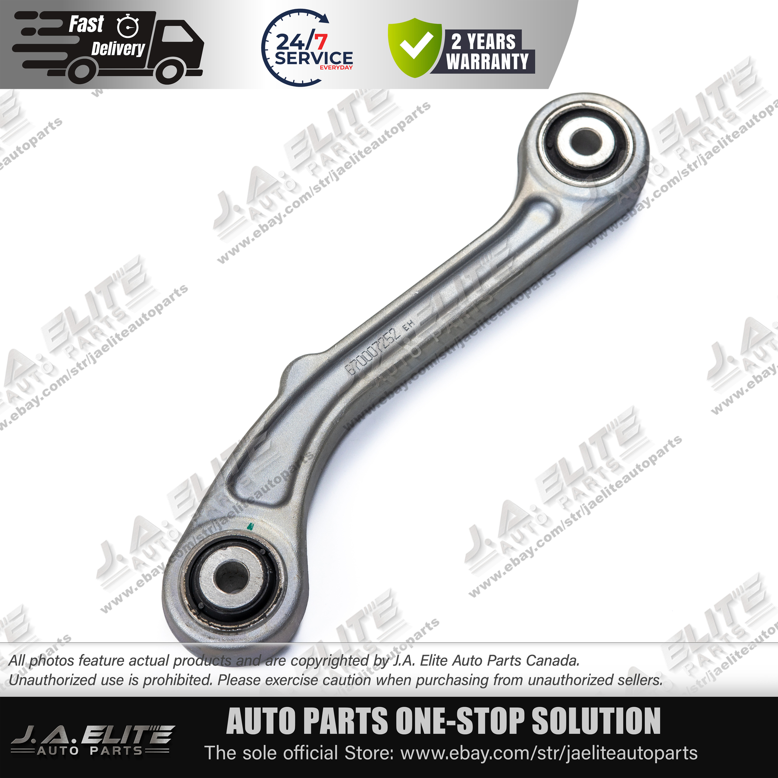 Rear Suspension Trailing Control Arm fits Maserati Ghibli Quattroporte 670007252