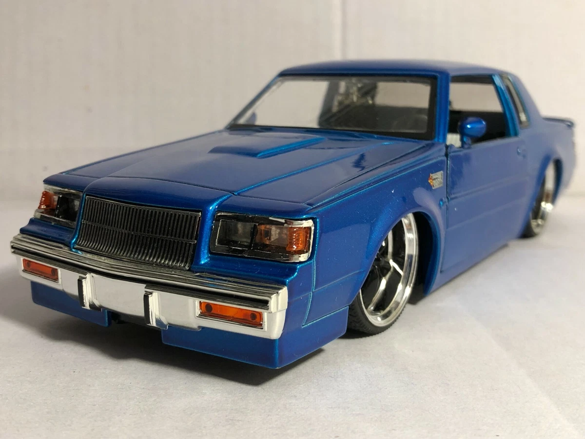 JADA DUB CITY 1987 BUICK GRAND NATIONAL 1:24 BLUE / BLACK WHEELS NEW NO BOX