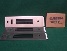 Lot of 3 vintage Nutone radio/intercom faceplates Brushed Aluminum Blemished/NOS