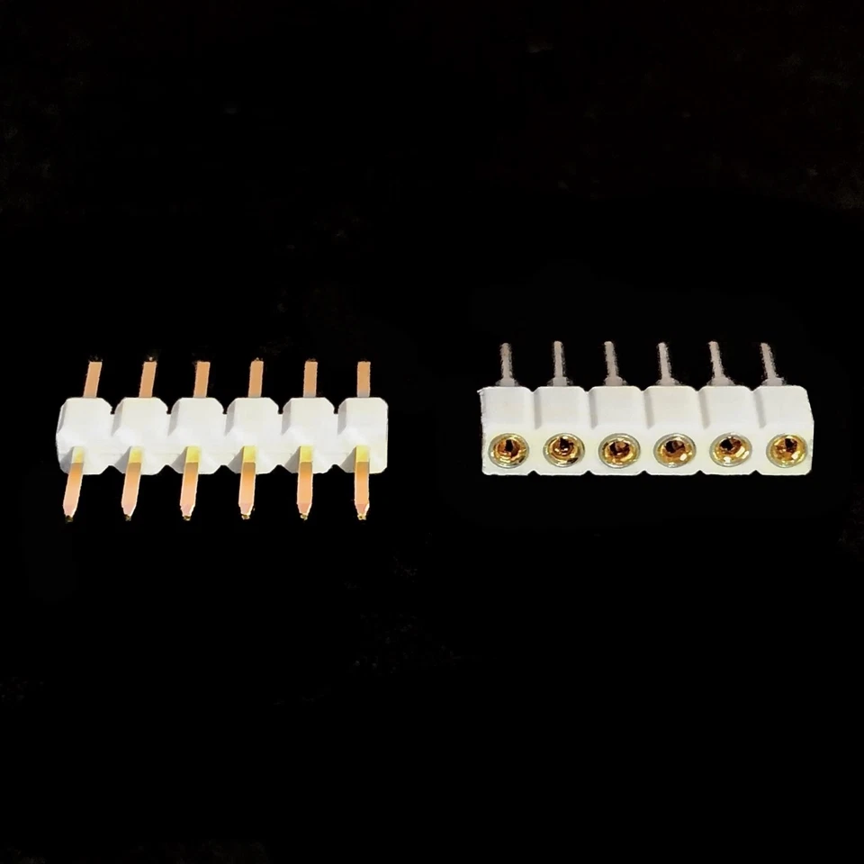V3 WHITE Pin & Socket Strips | for Philips Hue Lightstrip Plus V3 | 6 Pin - Image 2 of 4