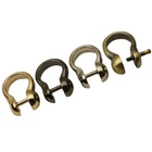 Bag Clasp Detachable Openable D Ring Clips For Bag Strapping Chain Belt 8 mm #C3