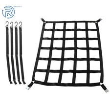 1100LBS 42" x 50" Cargo Net Truck Bed Rugged with Cam Buckles  S-Hooks