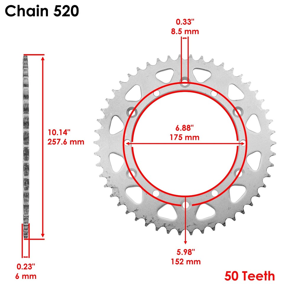 Front Sprocket 13 Tooth For Yamaha YZ100 1976-1983 Front Sprocket 13 Tooth For Yamaha YZ100 1976-1983