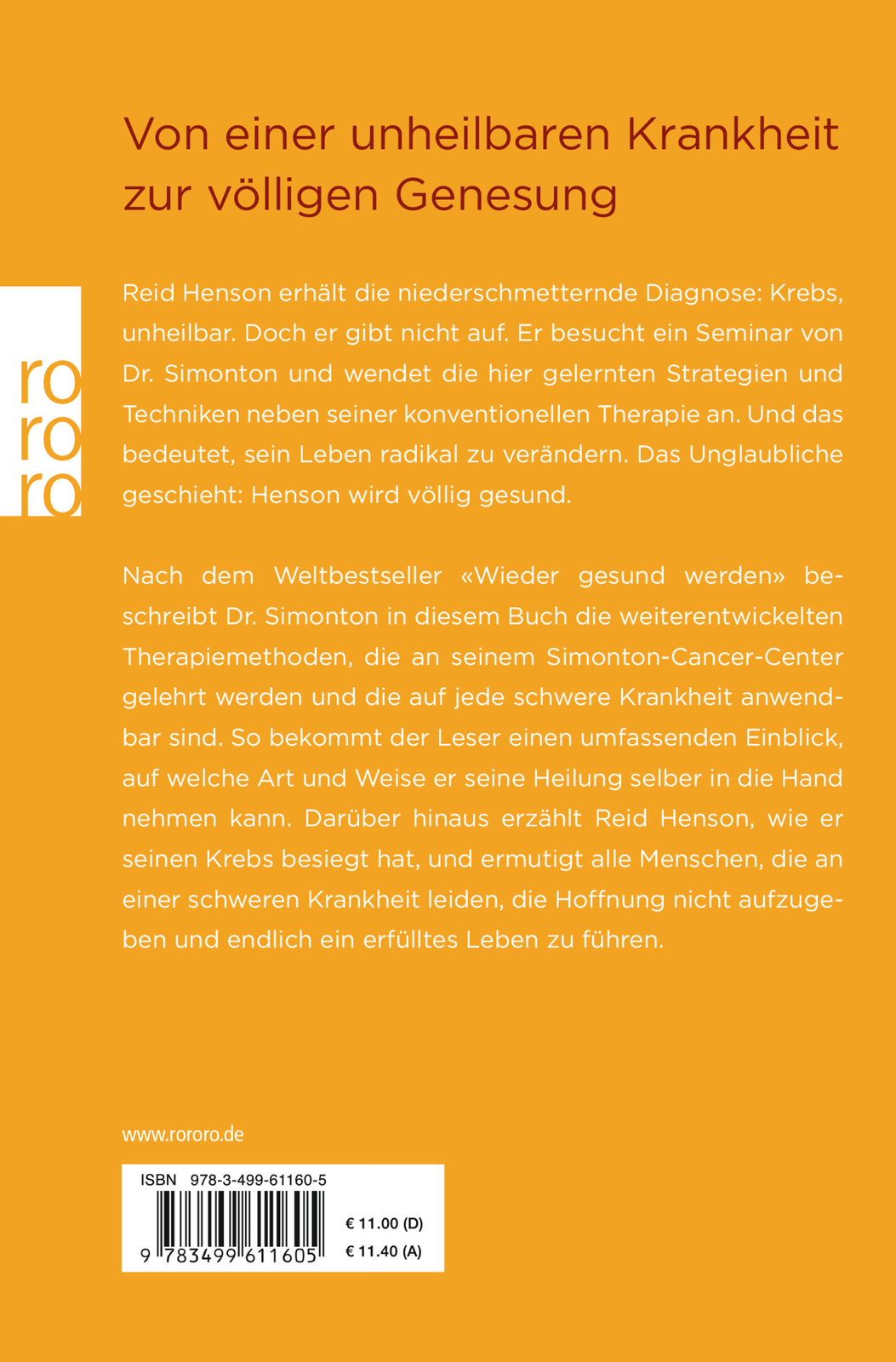 Thumbnail - O. Carl Simonton Auf Dem Wege Der Besserung