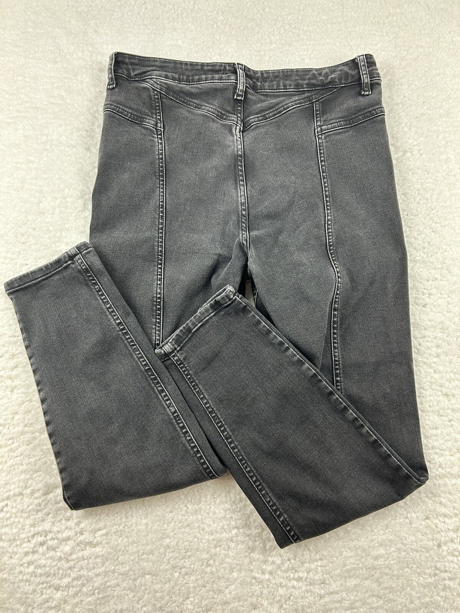 パンツ unknown zip black flare denim pant y2k Y2k Streetwear Black Wide Leg Flare Jeans Splashed Ink