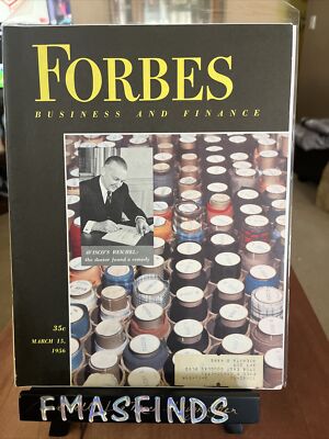 L1 March 15 1956 FORBES DR AVISCO REICHEL Business Finance Magazine 