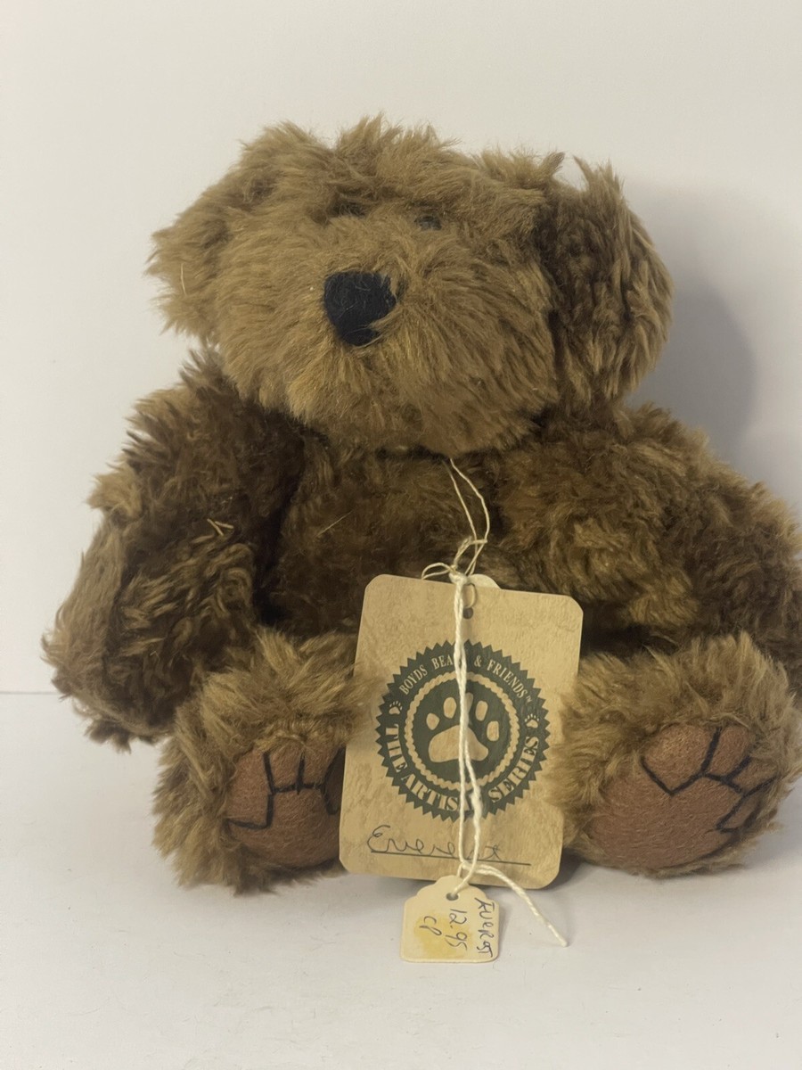 THE BOYDS BEAR テディベア　ぬいぐるみ　中古品 Boyds Bears Everest Teddy Bear 1996 Plush Toy Stuffed Animal Brown