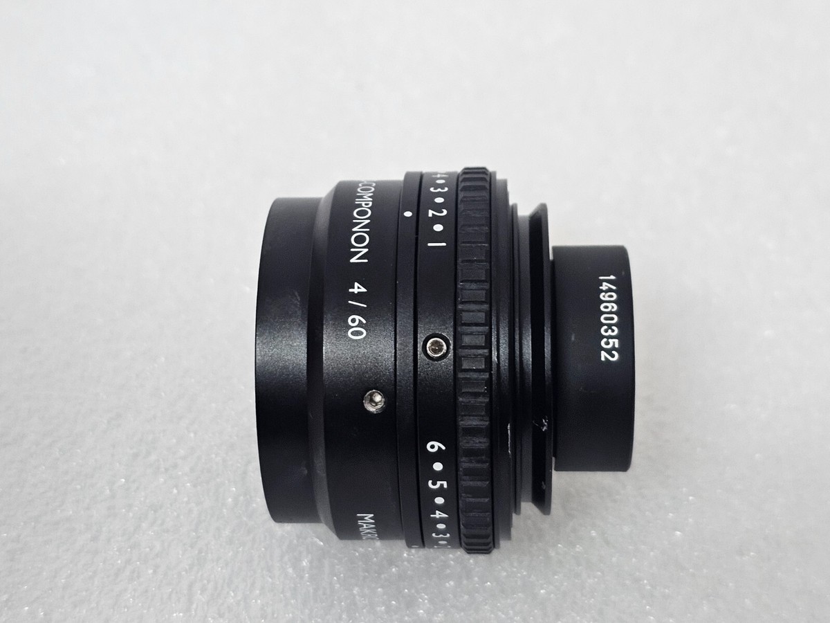 Schneider-KREUZNACH MAKRO-IRIS APO-COMPONON 4/60 Lens | eBay
