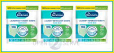 Image of 3x Dr Beckmann Magic Leaves NON-BIO Laundry Detergent 25 Sheets | Quick Dissolve