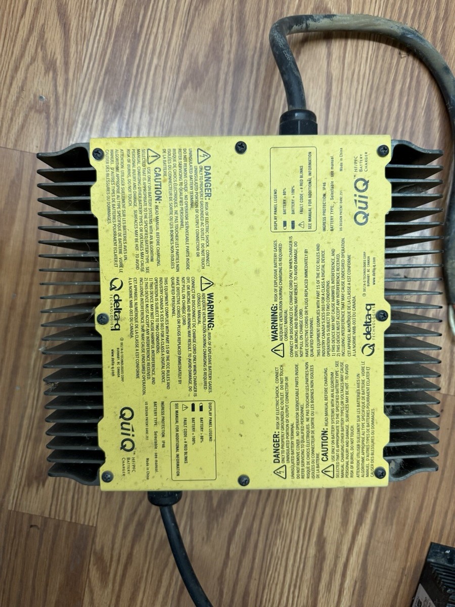 GEM Car Charger,Delta Q QuiQ Charger 72 volt,#912-7200-04,Excellent Used  Factory