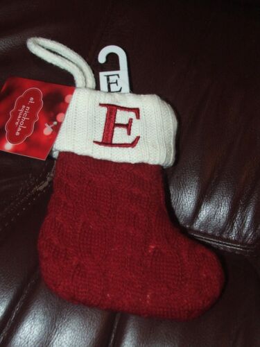 ST NICHOLAS QUADRATISCH VERSCHIEDENE MONOGRAMM MINI 8 ZOLL STRICKSTRÜMPFE LESEN SIE UNTEN - Bild 11 von 19