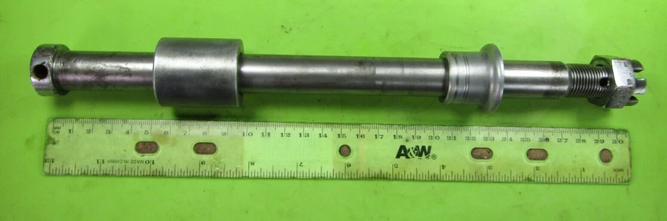 Eje y espaciadores de rueda trasera Honda CB77 305 Super Hawk🔥29 cm de largo🔥 20 mm od Foto 2 de 4