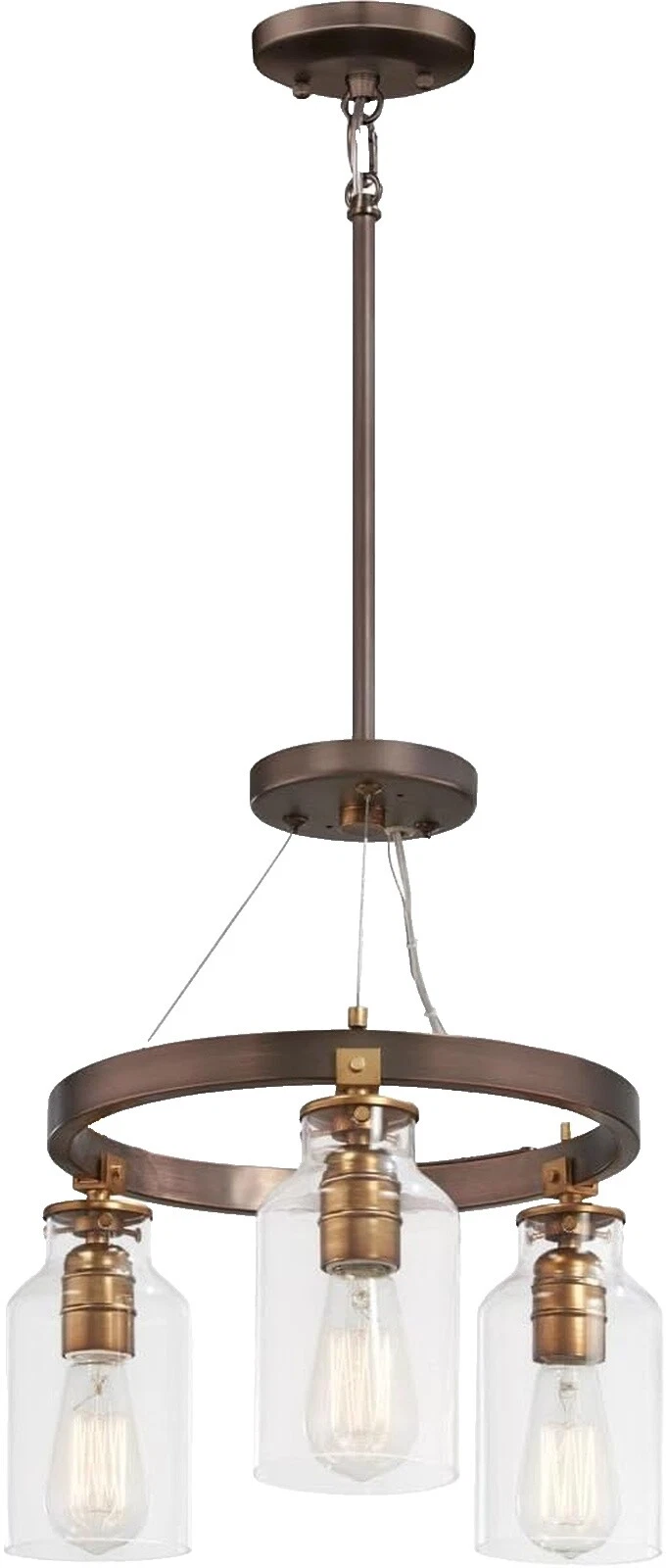 Crystal Bathroom Battery Chandeliers & Ceiling Fixtures