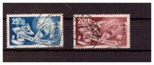 H22228 Saarland  Mi. Nr. 297 + 298  gestempelt. Mi. Nr. 298  gepr&uuml;ft