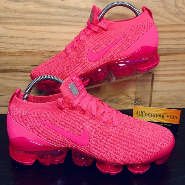 Nike Air VaporMax Flyknit 3 Women's Athletic Shoes - Digital Pink/Hyper Pink/Pink Blast/Hyper