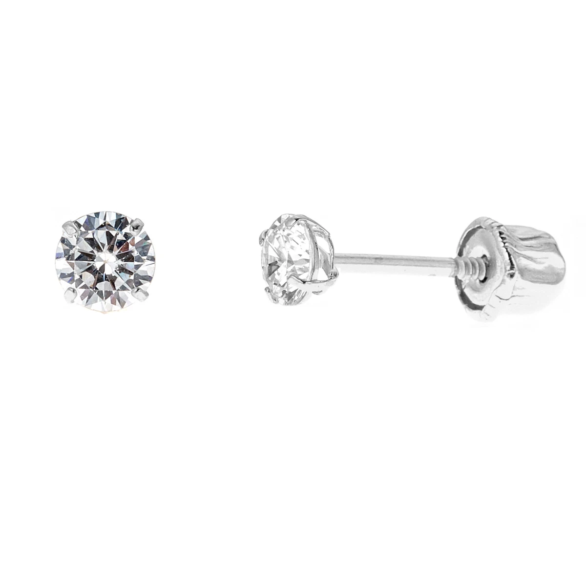 Baby earrings hotsell white gold