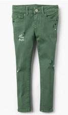 Gymboree Nwt Girls Super Skinny Army Green star moon dreams Jeans Size 6