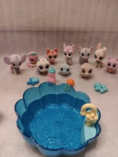 Disney Jr. T.O.T.S. Tiny Ones Flocked Animal Figures Lot of 10 w/ Accessories