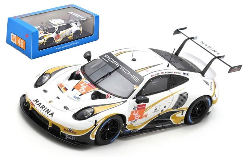 Porsche 911 RSR-19 Spark S8267 voiture miniature 1/43 Le Mans Team Project 1