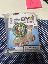 Lowes DIY Kids Workshop Build  Grow Kit - Holiday Train w/Patch NEW