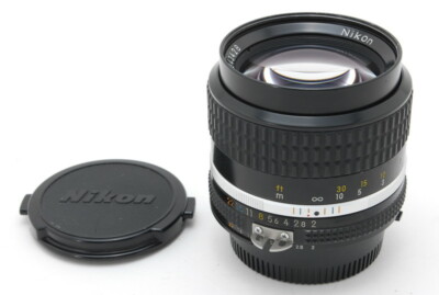 Near Mint]Nikon Nikkor AI-S 85mm F/2 MF Len ship From Japan